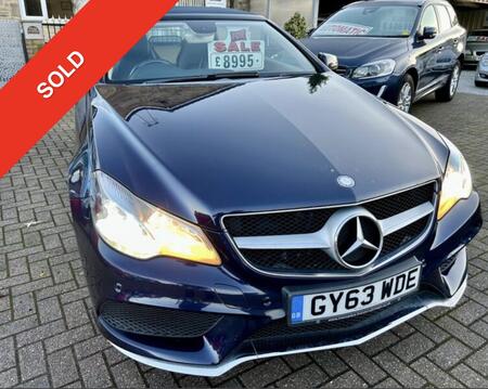 MERCEDES-BENZ E CLASS E220 CDi AMG SPORT CONVERTIBLE **TWO OWNERS FULL MERCEDES SERVICE HISTORY**HEATED SEATS**AIR SCARF**