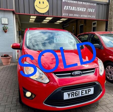 FORD C-MAX 1.6 ZETEC PETROL **ONLY 59,000 MILES**FULL HISTORY**A BIT HIGHER UP FOR YOUR ACHING KNEES**