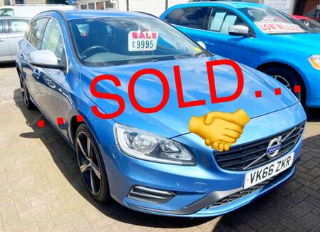 VOLVO V60 2.0 R-Design Nav D2 120 BHP