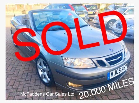 SAAB 9-3 VECTOR CONVERTIBLE **ONE OWNER ONLY 20,000 MILES**