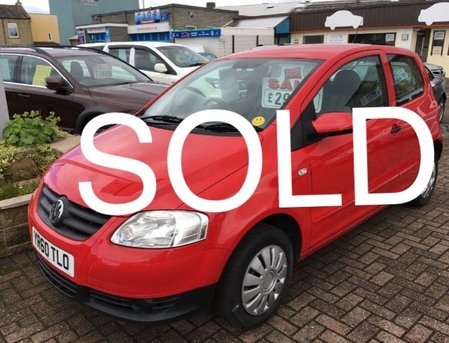 VOLKSWAGEN FOX **REDUCED PRICE** 1.2 **ONE LADY OWNER FROM NEW**