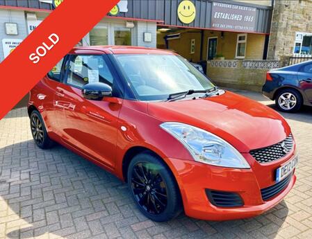 SUZUKI SWIFT SZ3 1.2 **HIGHLY RATED MODEL**LOW MILES ONLY 54,000**GREAT MPG AND ONLY £35 A YEAR ROAD TAX**